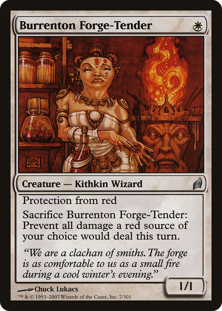 Burrenton Forge-Tender (LRW-007) [Lorwyn] Foil