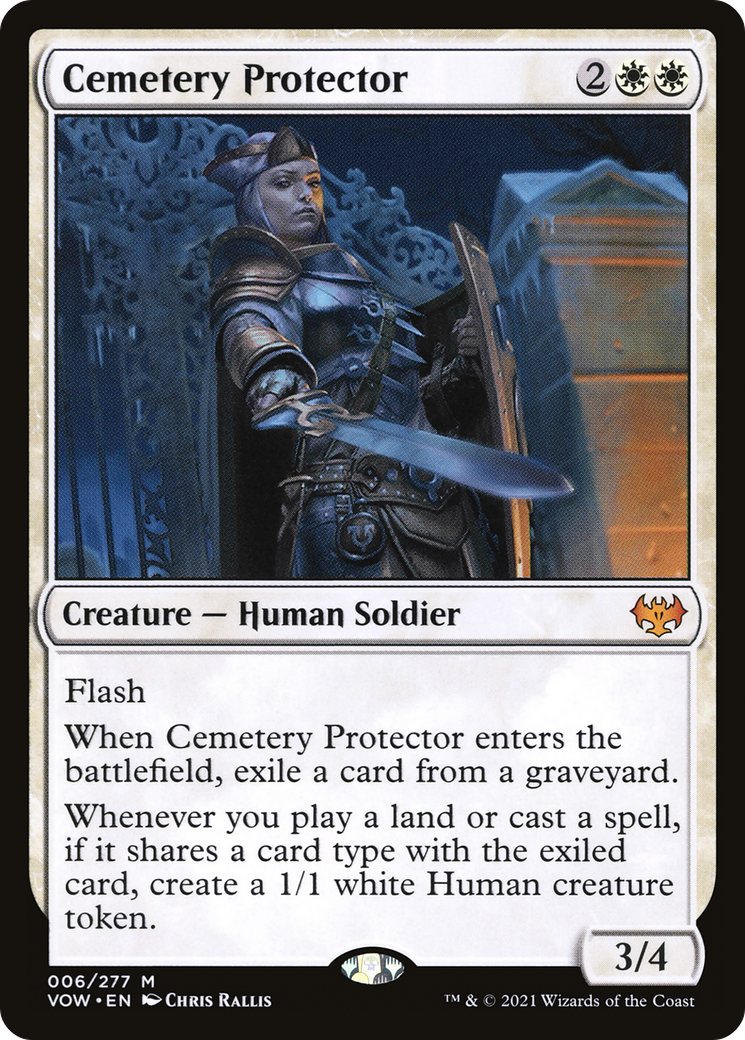 Cemetery Protector (VOW-006) [Innistrad: Crimson Vow] Foil