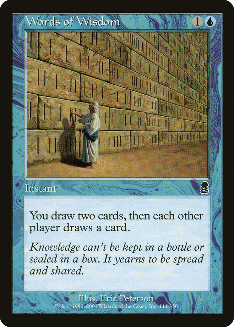 Words of Wisdom (ODY-114) [Odyssey] Foil