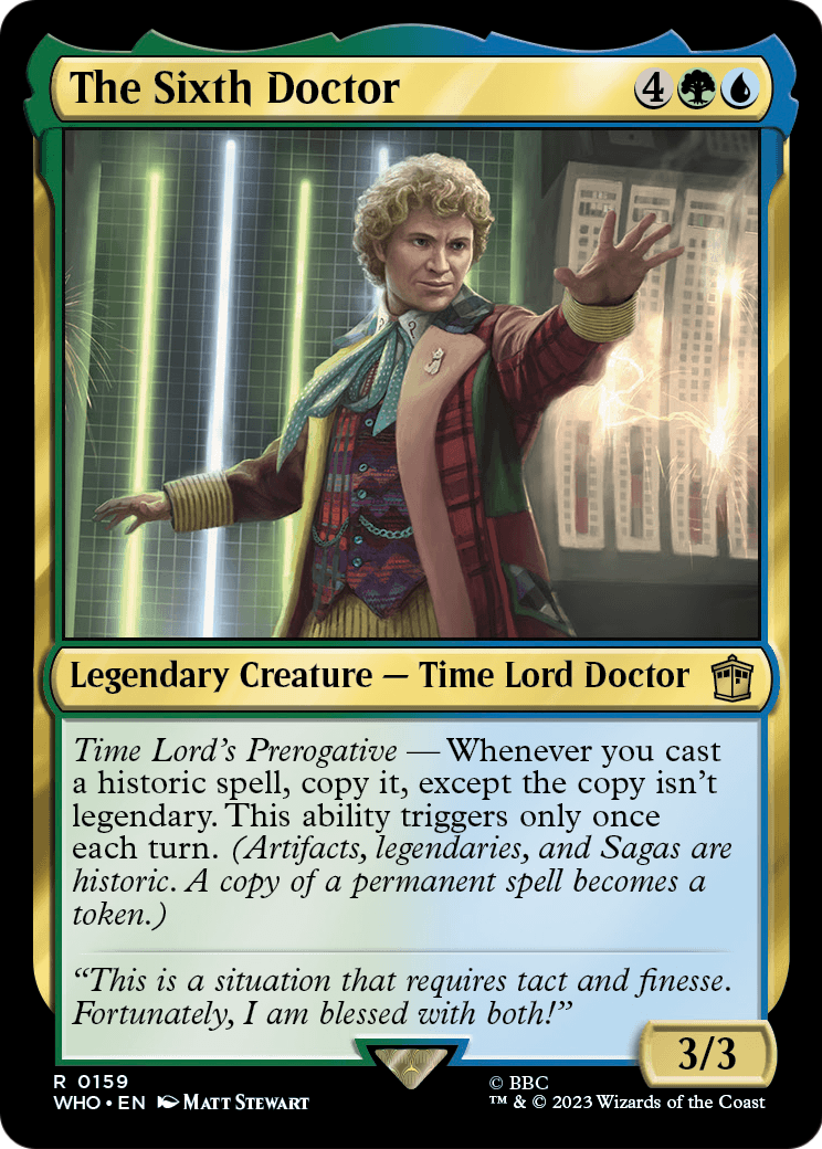 The Sixth Doctor (WHO-159) [Doctor Who] Foil