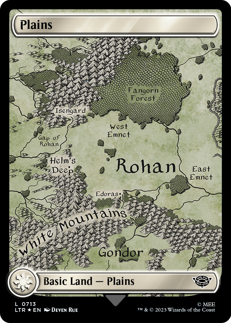 Plains (LTR-713) (Surge Foil) [The Lord of the Rings: Tales of Middle-earth] Foil