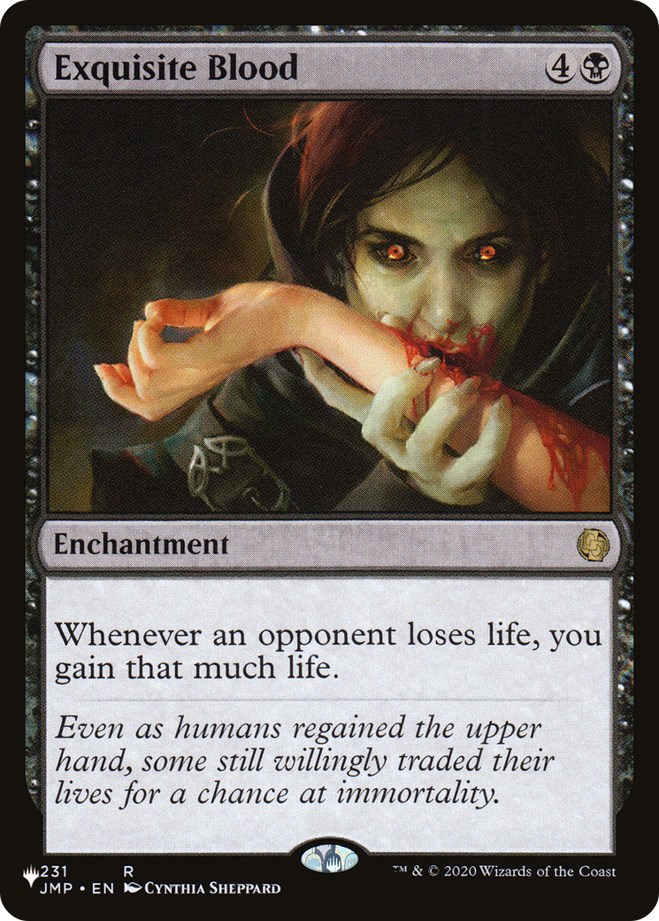 Exquisite Blood (LIST-231/078) [The List]