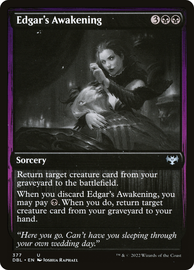 Edgar's Awakening (DBL-377) [Innistrad: Double Feature] Foil