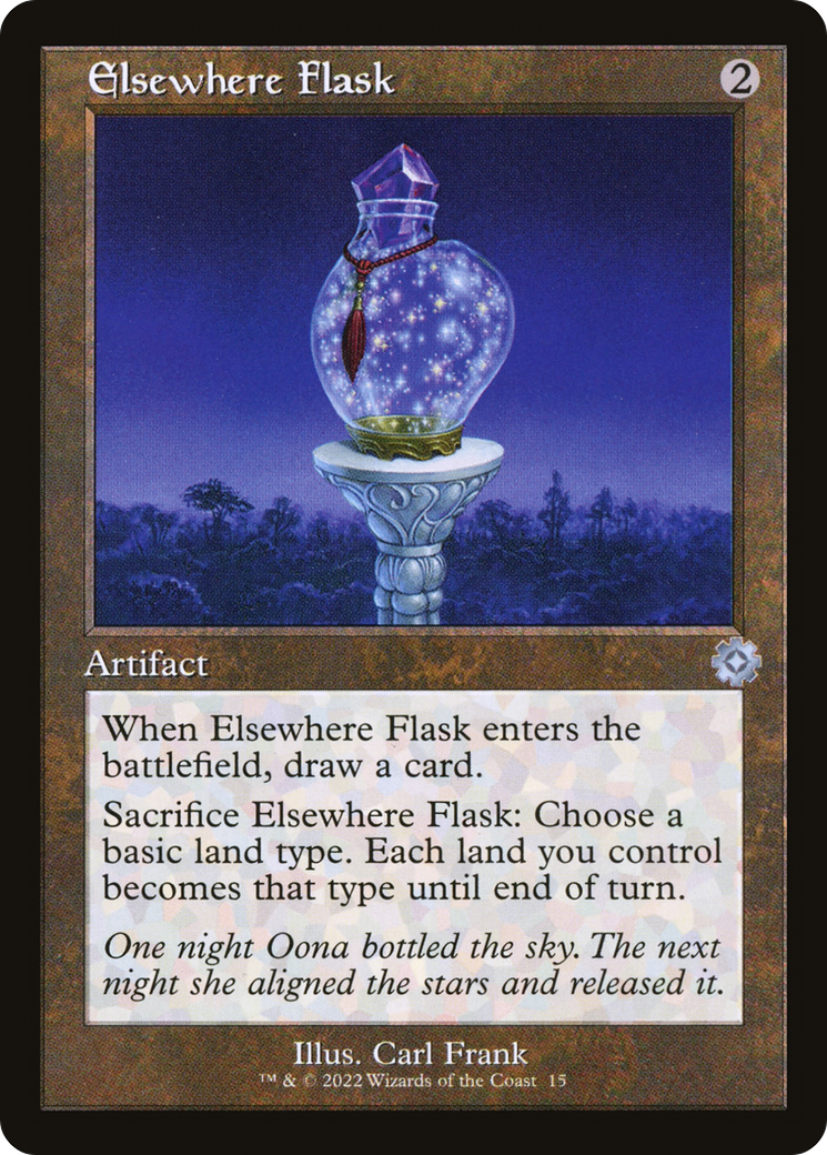 Elsewhere Flask (BRR-015) [The Brothers' War Retro Artifacts] Foil