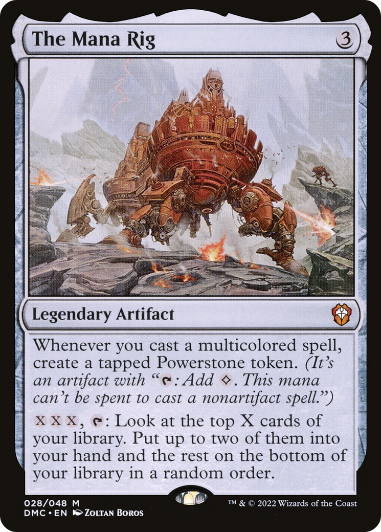 The Mana Rig (DMC-028) [Dominaria United Commander] Foil