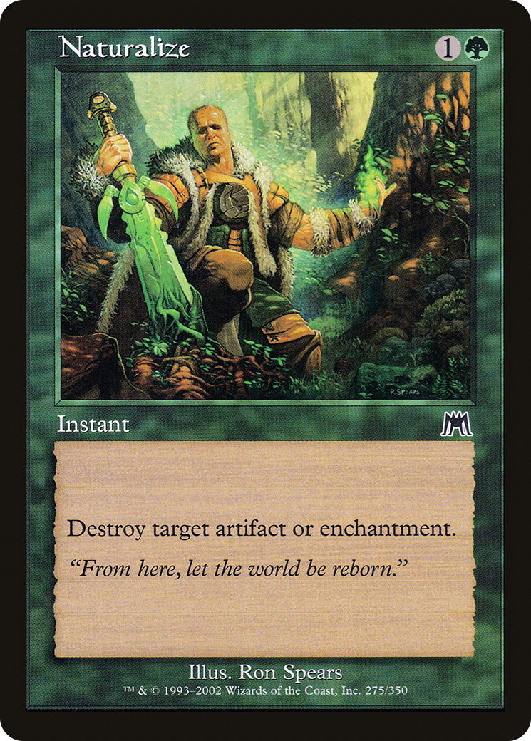 Naturalize (ONS-275) [Onslaught] Foil