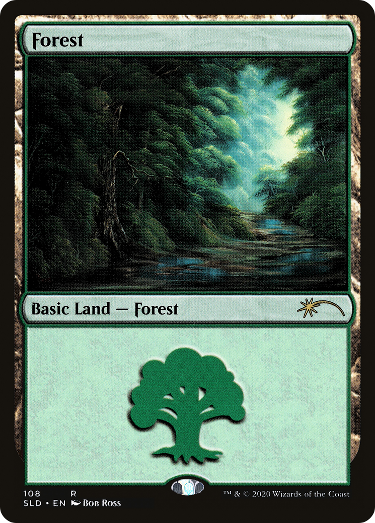 Forest (SLD-108) (Bob Ross) [Secret Lair Drop] Foil