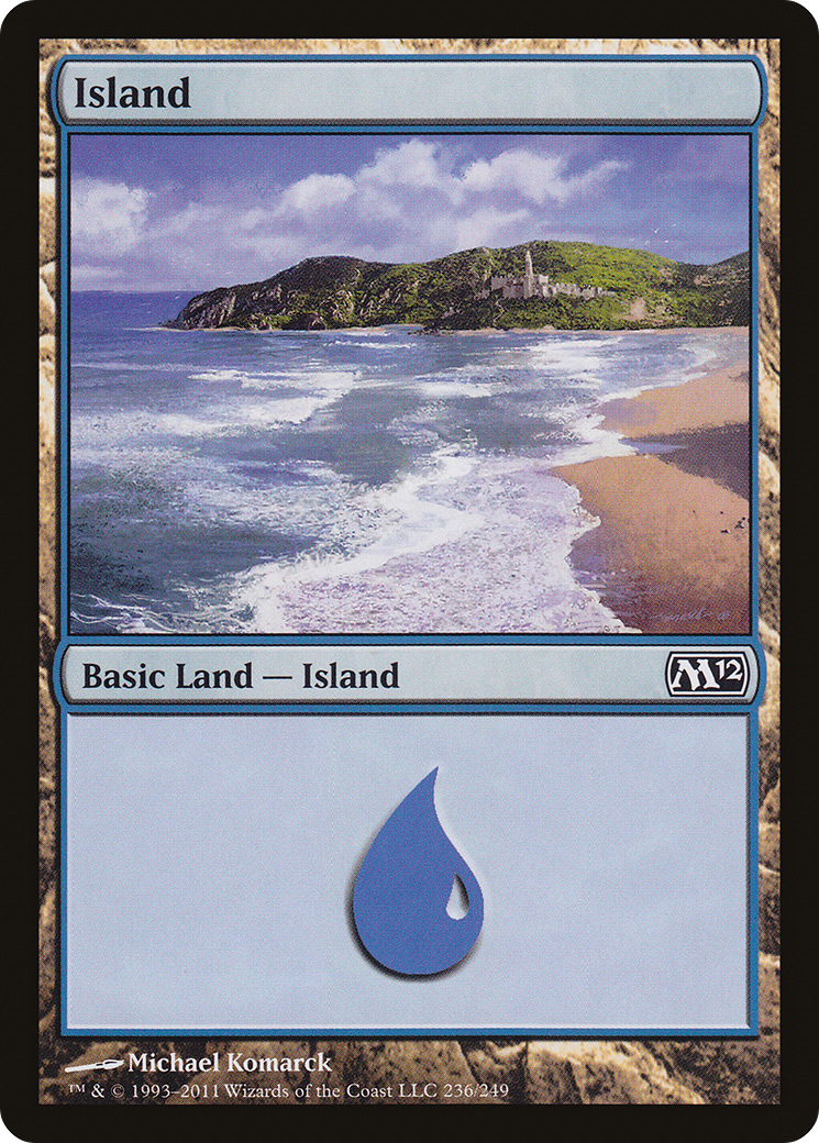 Island (M12-236) [Magic 2012] Foil