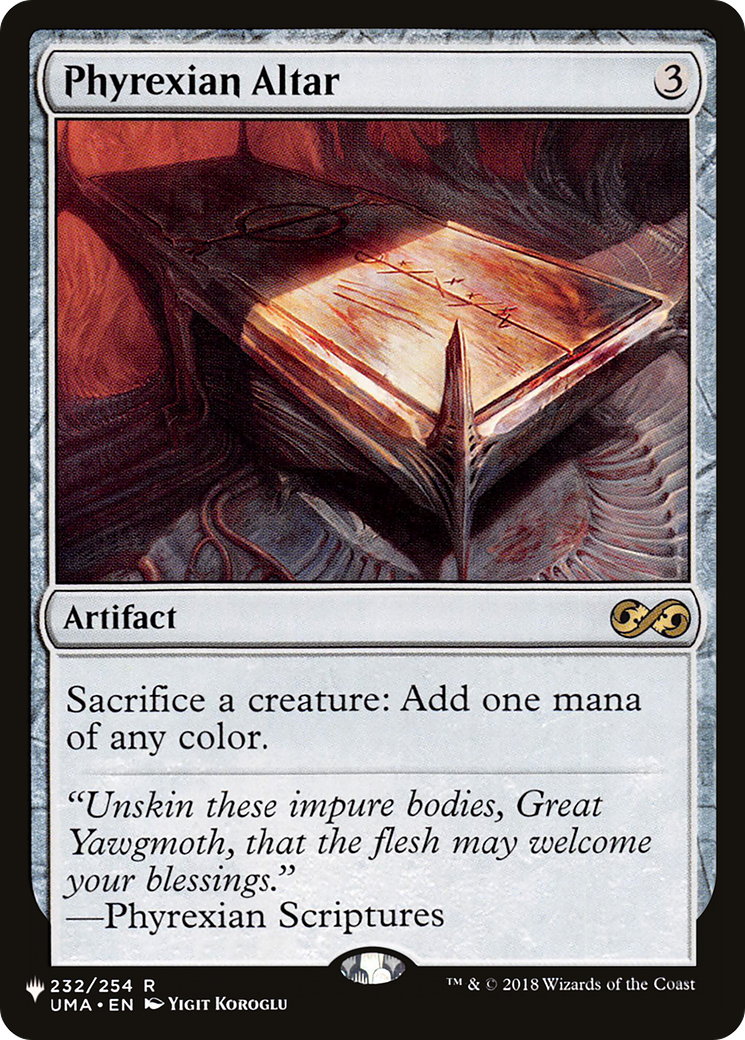 Phyrexian Altar (LIST-232/254) [The List]