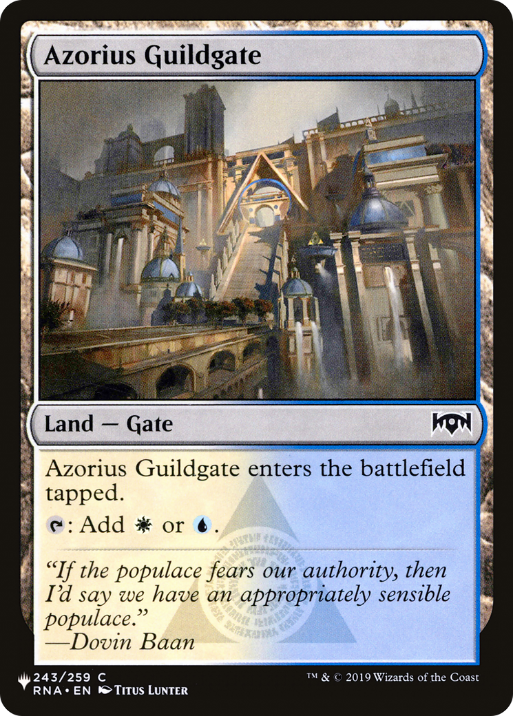 Azorius Guildgate (LIST-243/259) [The List]
