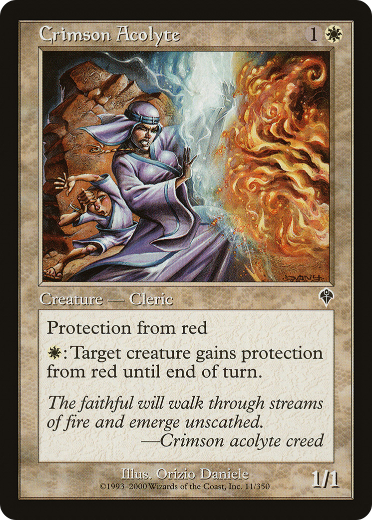 Crimson Acolyte (INV-011) [Invasion] Foil