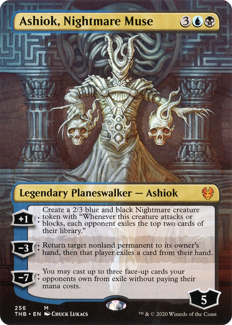 Ashiok, Nightmare Muse (Borderless) (THB-256) [Theros Beyond Death] Foil