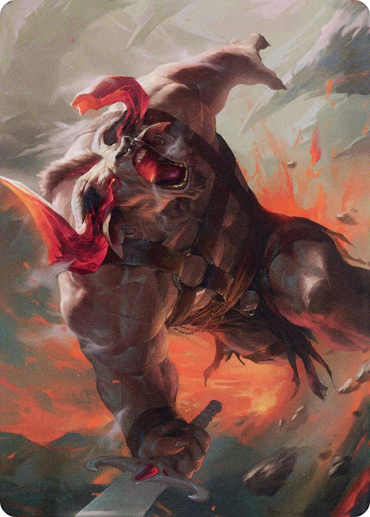 Furious Bellow // Furious Bellow (ADMU-031) (Borderless) [Dominaria United Art Series]
