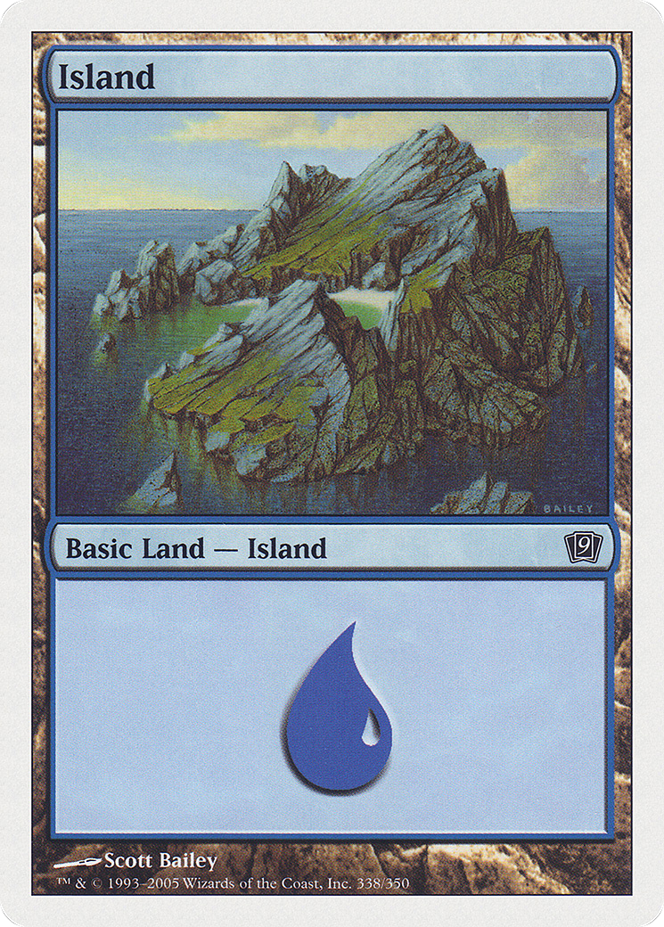 Island (9ED-338) [9th Edition] Foil