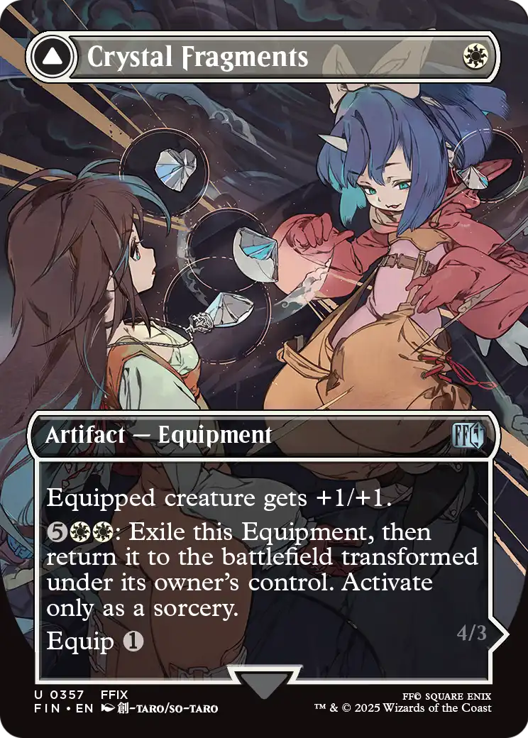 Crystal Fragments (Borderless) (FIN-357) [FINAL FANTASY] Foil