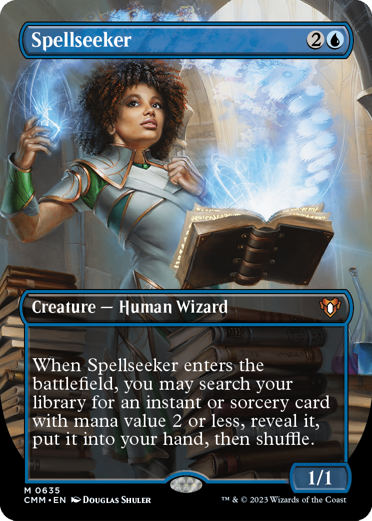 Spellseeker (Borderless) (CMM-635) [Commander Masters]