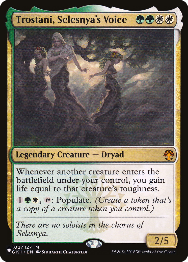 Trostani, Selesnya's Voice (LIST-102/127) [The List]