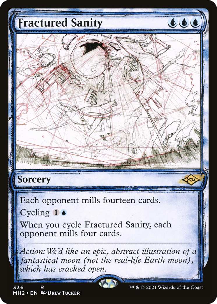 Fractured Sanity (Showcase) (MH2-336) [Modern Horizons 2] Foil