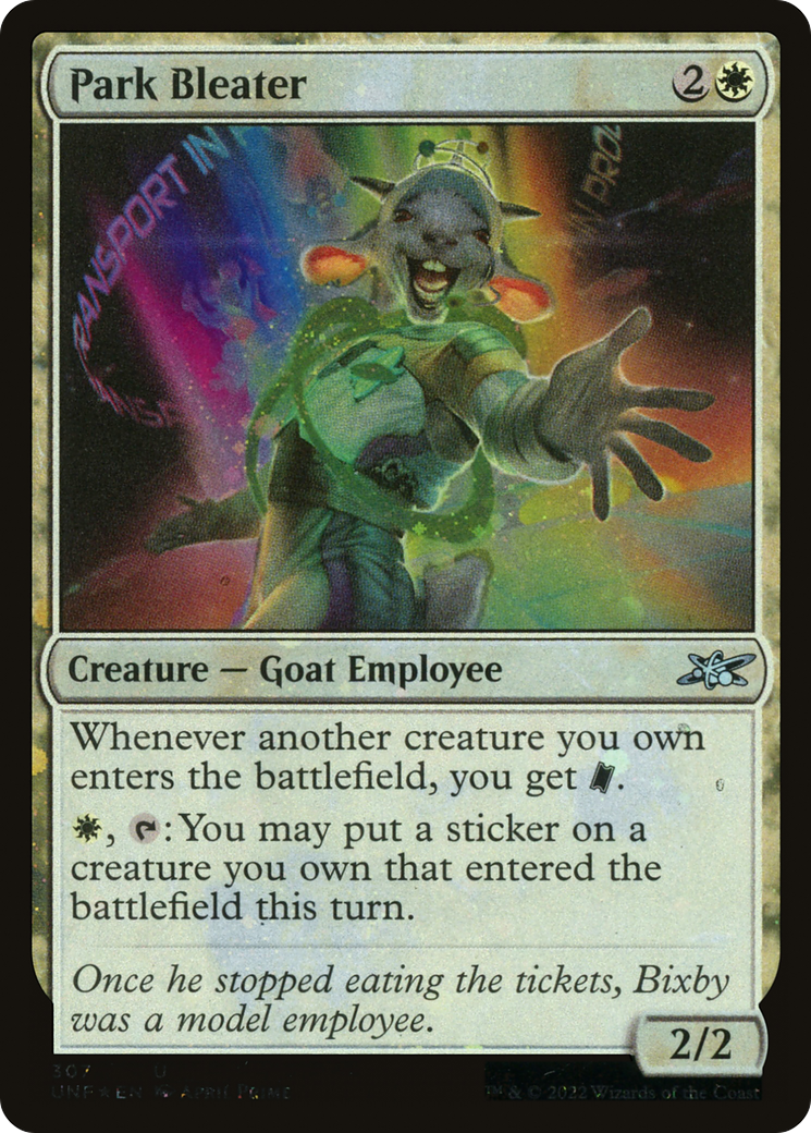 Park Bleater (Galaxy Foil) (UNF-307) [Unfinity] Foil