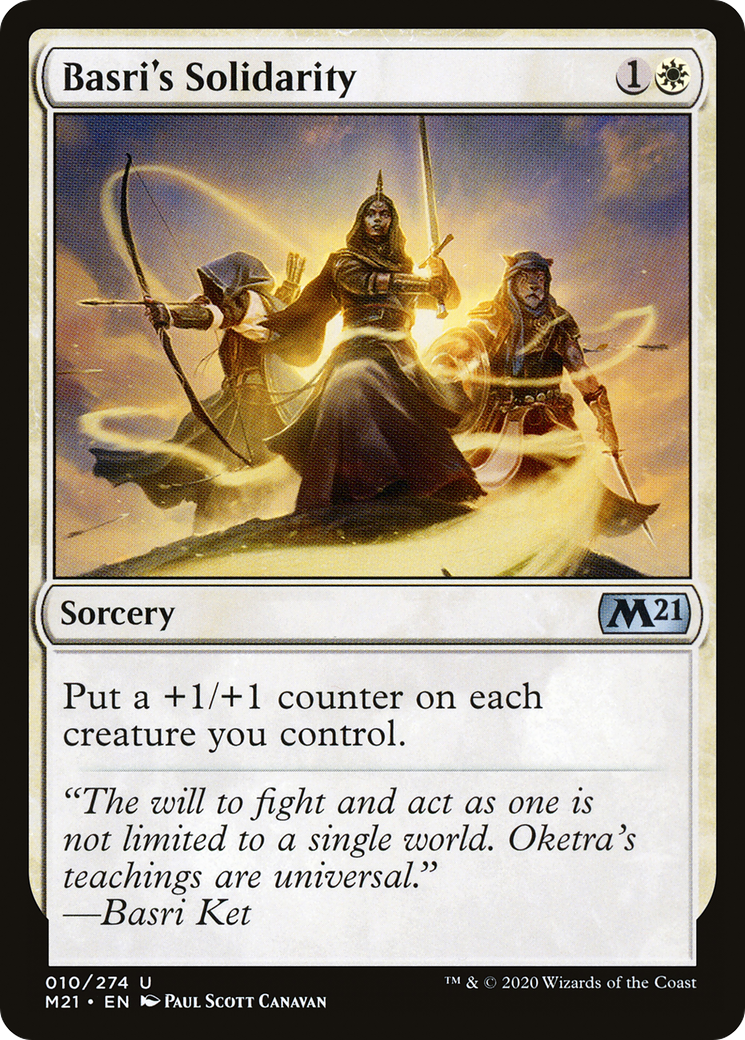 Basri's Solidarity (M21-010) [Core Set 2021] Foil