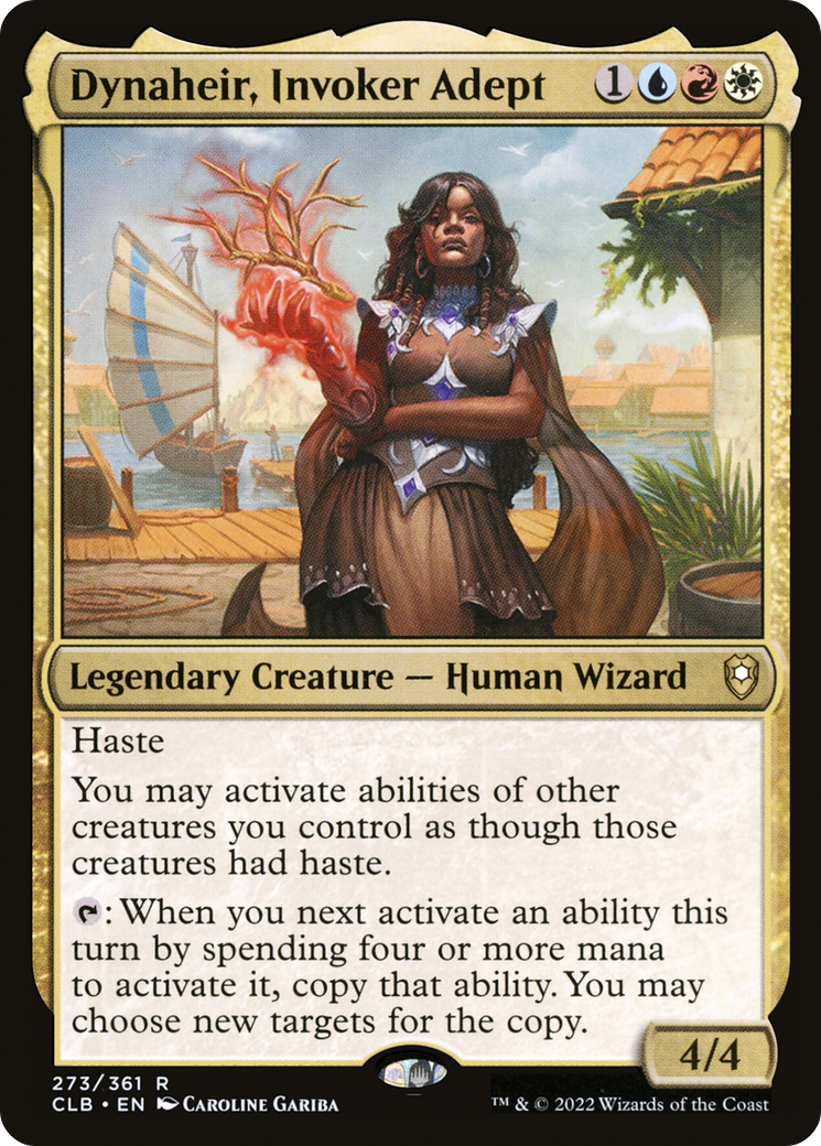 Dynaheir, Invoker Adept - Foil [Commander Legends: Battle for Baldur's Gate]