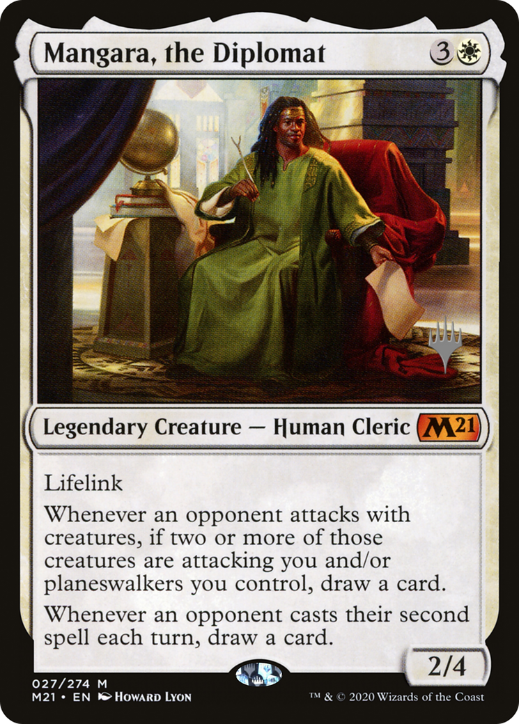 Mangara, the Diplomat (PPM21-027) [Promo Pack: Core Set 2021 Promos]