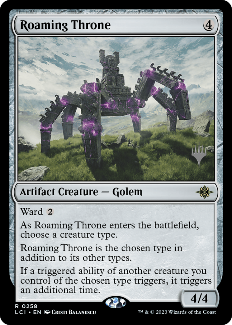 Roaming Throne (PPLCI-258) [Promo Pack: The Lost Caverns of Ixalan Promos]