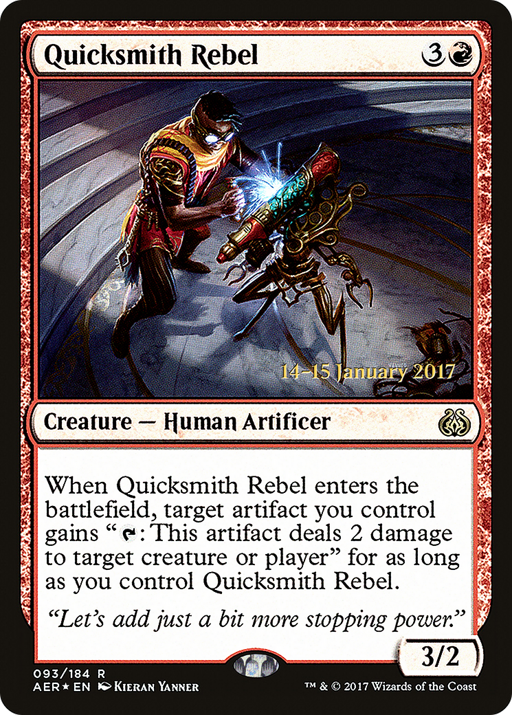 Quicksmith Rebel (PRE-093) [Aether Revolt Promos] Foil