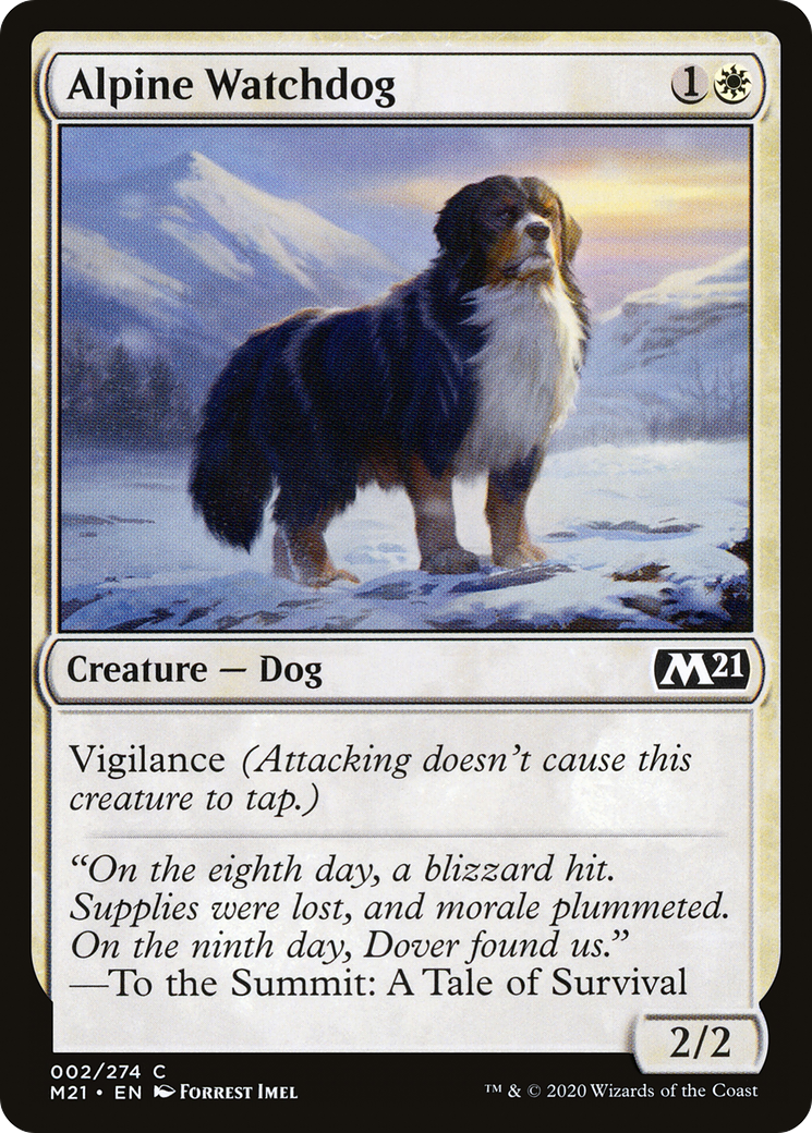 Alpine Watchdog (M21-002) [Core Set 2021]
