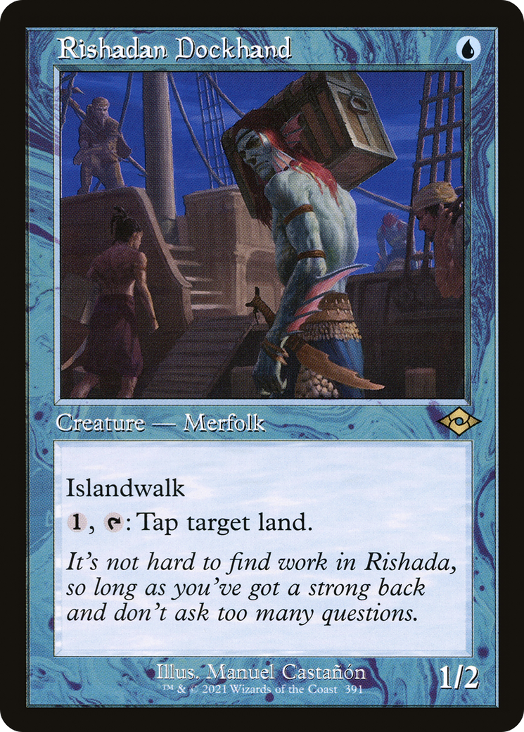 Rishadan Dockhand (Retro Frame) (MH2-391) [Modern Horizons 2] Foil
