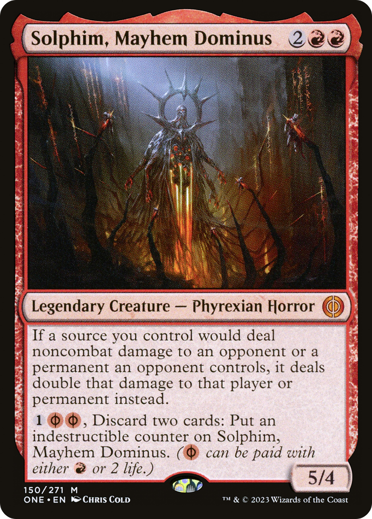 Solphim, Mayhem Dominus (ONE-150) [Phyrexia: All Will Be One]