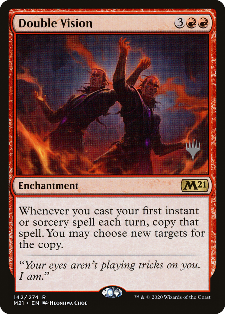 Double Vision (PPM21-142) [Promo Pack: Core Set 2021 Promos] Foil