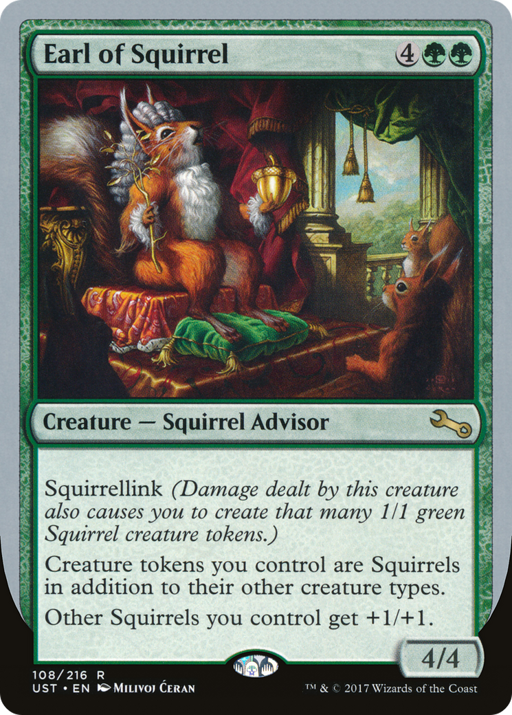 Earl of Squirrel (UST-108) [Unstable] Foil
