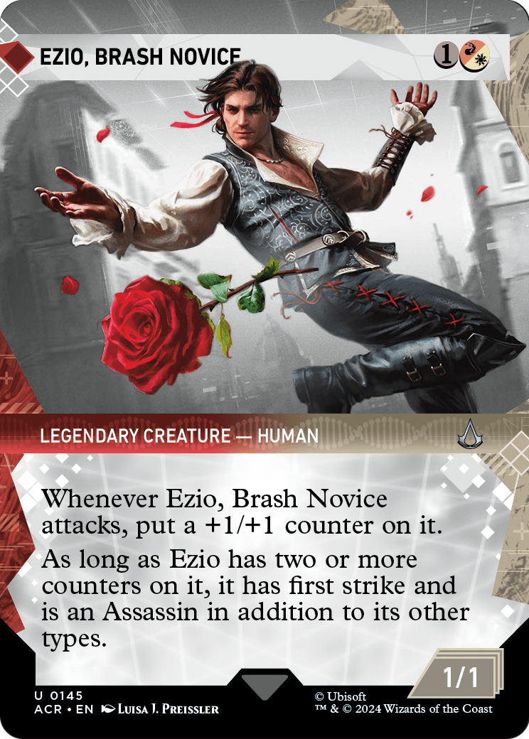Ezio, Brash Novice - Foil - Showcase [Assassin's Creed]