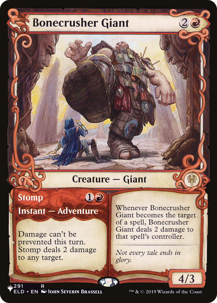Bonecrusher Giant (Showcase) (LIST-291/269) [The List]
