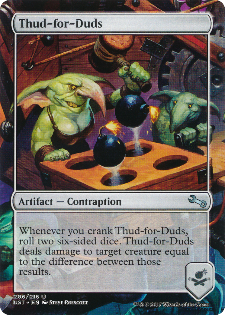 Thud-for-Duds (UST-206) (Borderless) [Unstable] Foil