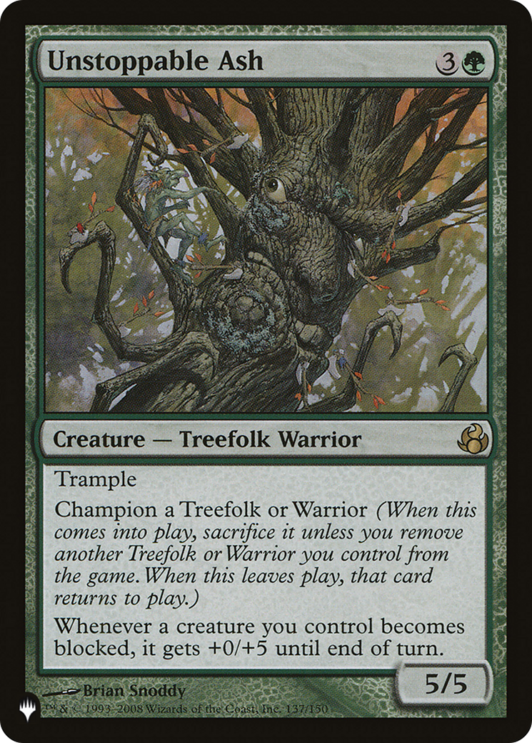 Unstoppable Ash (LIST-137/150) [The List]