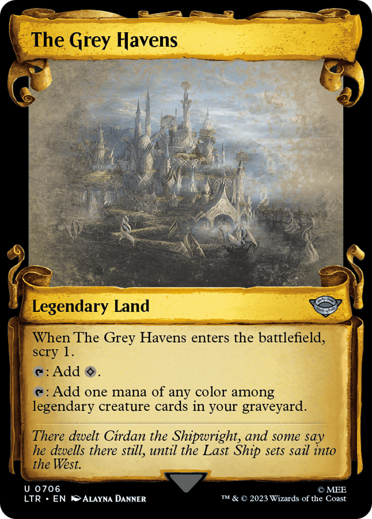 The Grey Havens (Showcase Scrolls) (LTR-706) [The Lord of the Rings: Tales of Middle-earth]