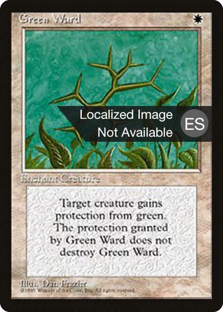 Green Ward (4BB-027) [Fourth Edition Foreign Black Border]