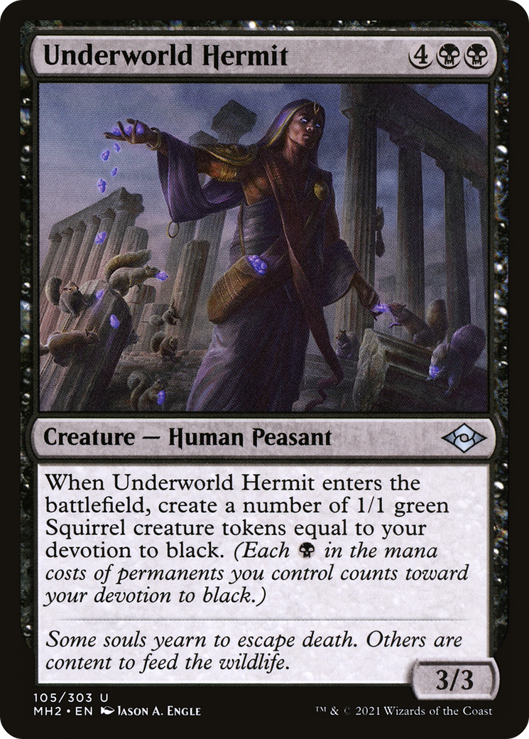 Underworld Hermit - Foil [Modern Horizons 2]