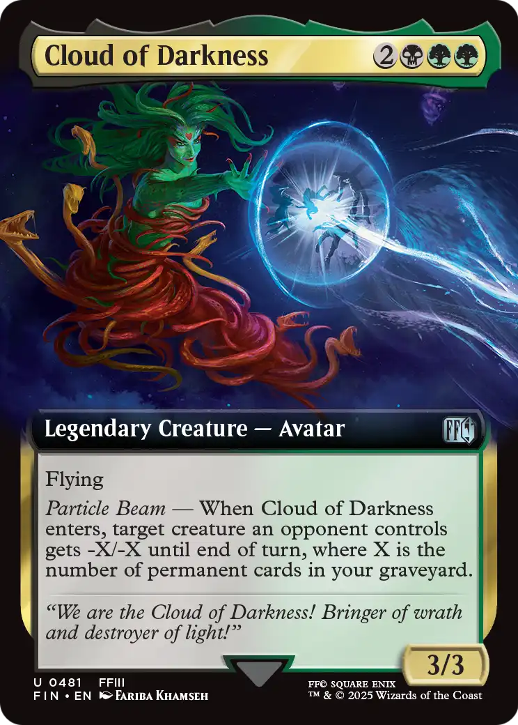 Cloud of Darkness (Extended Art) (FIN-481) [FINAL FANTASY] Foil