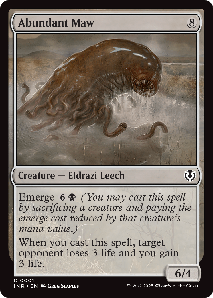 Abundant Maw - Foil [Innistrad Remastered]