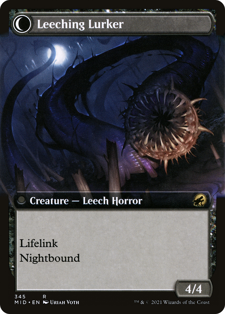 Curse of Leeches (Extended Art) (MID-345) [Innistrad: Midnight Hunt] Foil