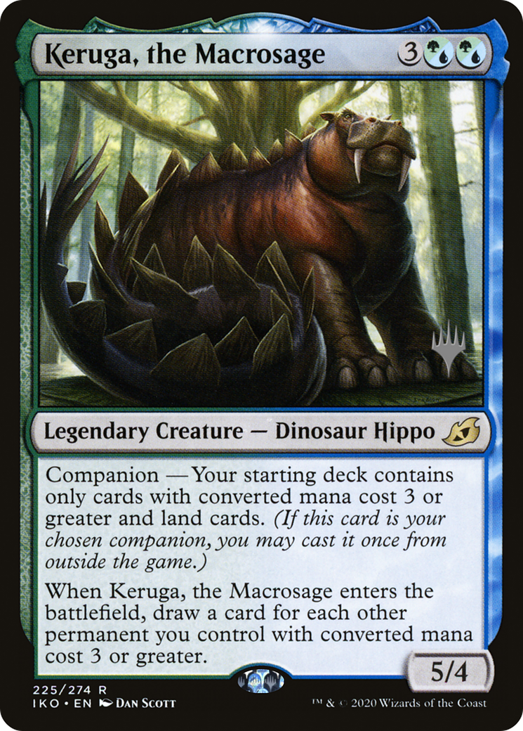 Keruga, the Macrosage (PPIKO-225) [Promo Pack: Ikoria: Lair of Behemoths Promos] Foil