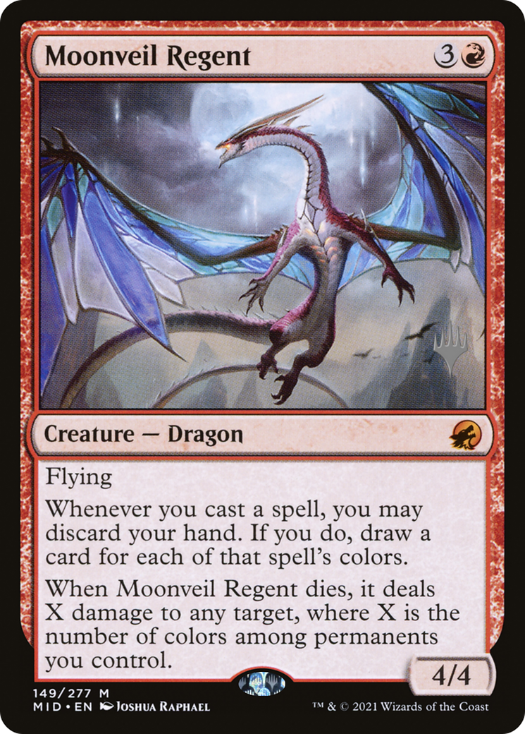 Moonveil Regent (PPMID-149) [Promo Pack: Innistrad: Midnight Hunt Promos] Foil