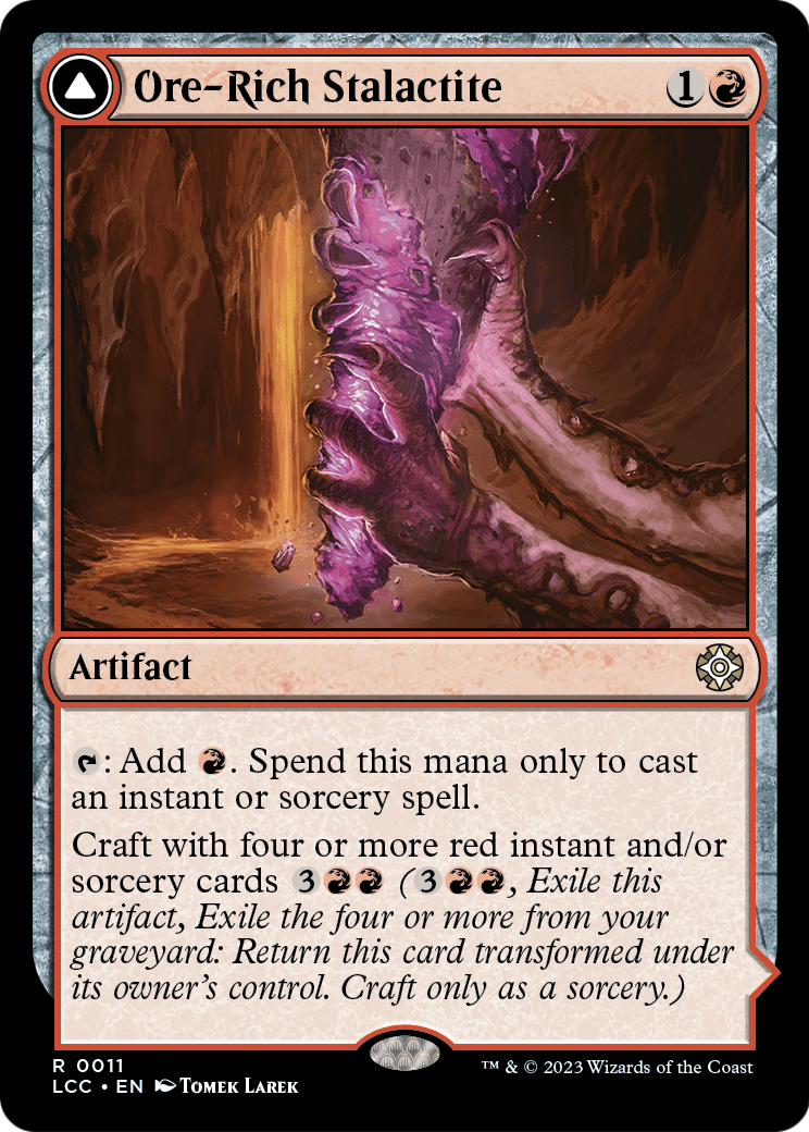 Ore-Rich Stalactite (LCC-011) [The Lost Caverns of Ixalan Commander]