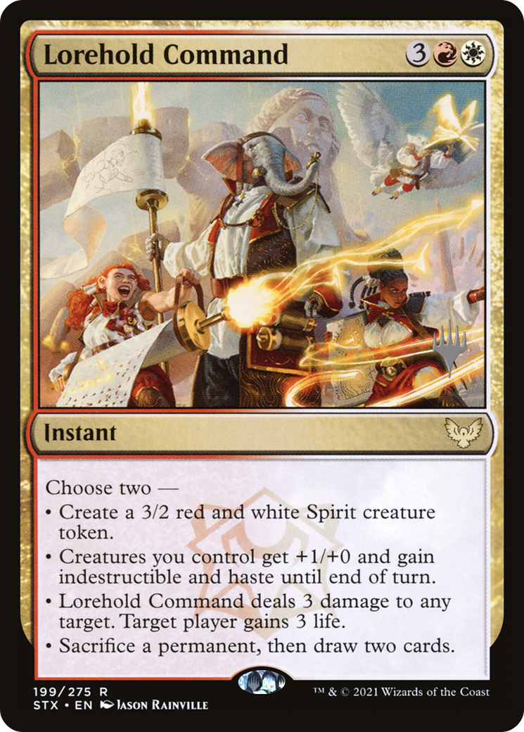Lorehold Command (PPSTX-199) [Promo Pack: Strixhaven: School of Mages Promos]