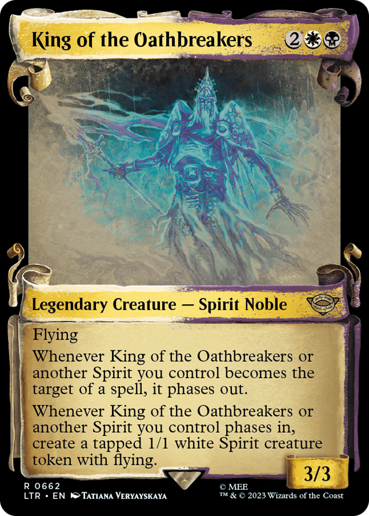 King of the Oathbreakers (Showcase Scrolls) (LTR-662) [The Lord of the Rings: Tales of Middle-earth] Foil