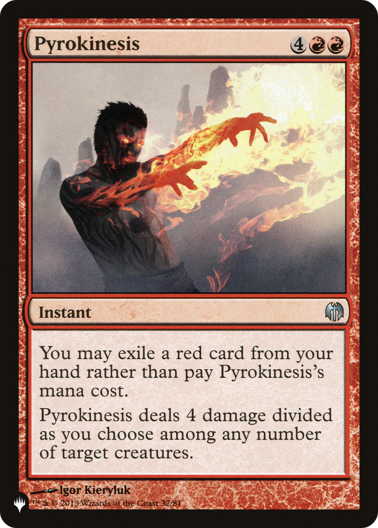 Pyrokinesis (LIST-32/81) [The List]
