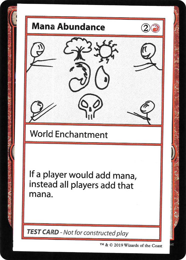 Mana Abundance (No PW Symbol) [Mystery Booster Playtest Cards 2021]